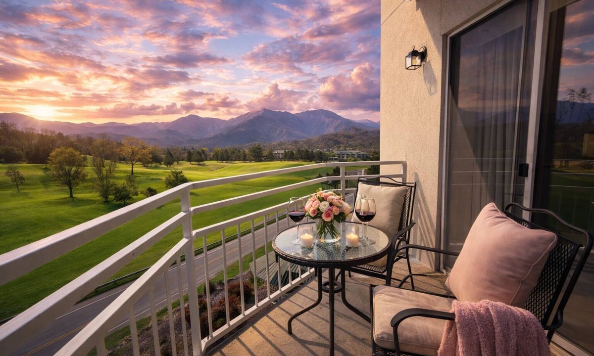 Pigeon Forge Condo | FREE Dollywood Ticket Golf Vista 141 Spacious Condo on Golf Course