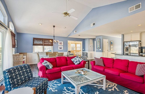 Whalehead Beach House | 1488 - Sandy Pause - Sleeps 15 | Pool, Hot Tub & Walk to Beach