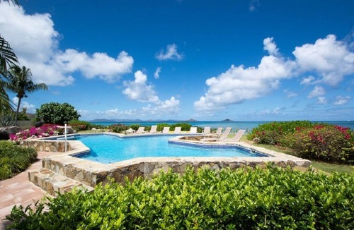 Spanish Town Villa | An Elegant Private Residence for Rent on Beautiful Mahoe Bay.