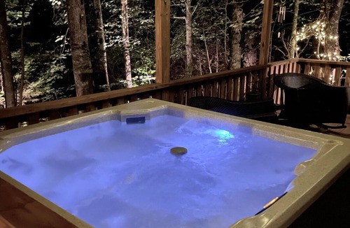 Sautee Nacoochee Cabin | Bordering The National Forest. The Bear Affair Cabin.