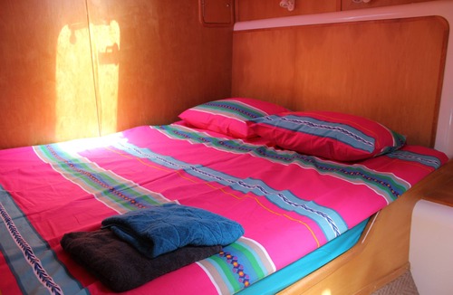 Vlychada Boat Rental | Catamaran cruise with skipper and hostess