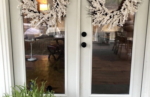Blue Ridge Cottage | Creekside Cottage just steps from Fightingtown Creek & 10 minutes from downtown.