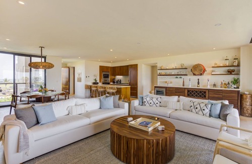Punta de Mita Apartment | Inside Punta Mita Resort Ocean View 3BR Golf Cart + Breakfast Prep+ GYM Marietas