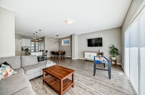 Southeast Calgary House | Spacious Home w/Sauna & Fenced Yard w/BBQ, Pet-Friendly, Sleeps 10, King Beds