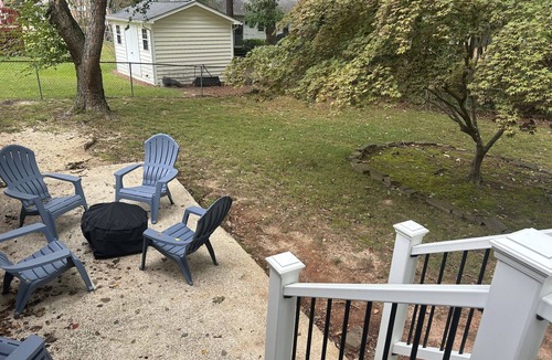 Cary House | Top-rated! Tranquil Cary Oasis - Walk to Shops & Dining - Dogs Welcome