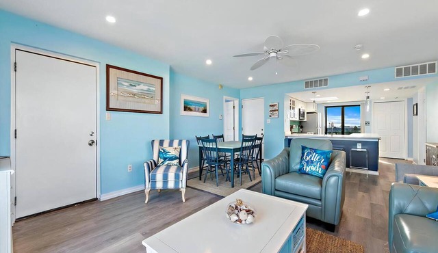 2 bedroom 2 bath 3rd floor Fishery Condo with fabulous ocean views