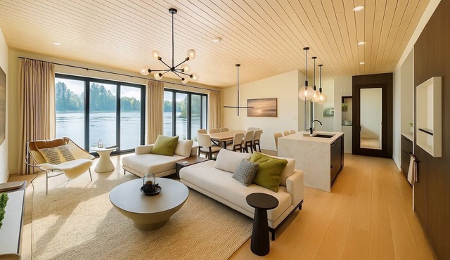 3BR Lakefront Stay | Kayaks, Views & Cozy Spaces