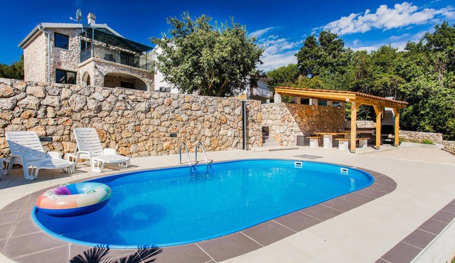 Beach front home in Krk