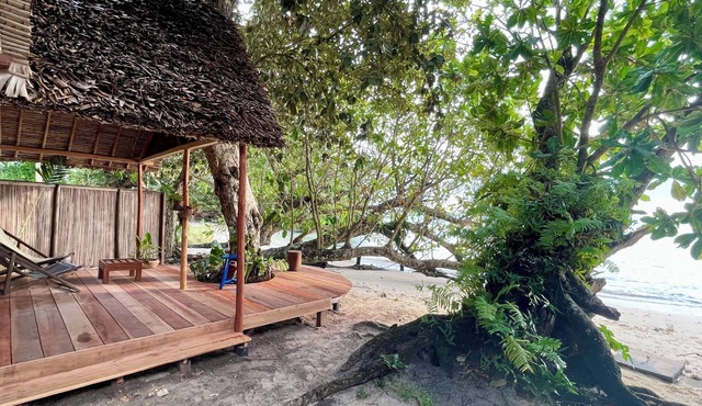Comfortable Malagasy bungalow on private beach