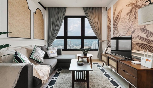 IndoChina Chic 3BR @ MVertica | MRT+Netflx+Carpark