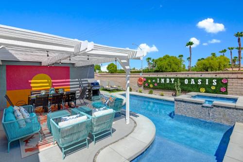 IndyOasis: pool*spa*games*BBQ*4BR2BA. Wlk2Festivls