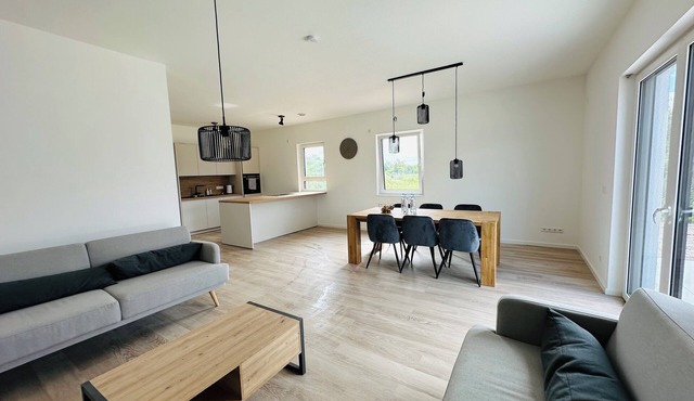 Modern oasis of peace on the outskirts of Berlin with terrace and garden