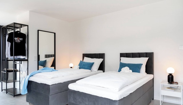 Moonliving Modern Double Studio in Eching near Munich
