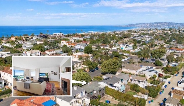 Water & Downtown Views Close to beach Villa