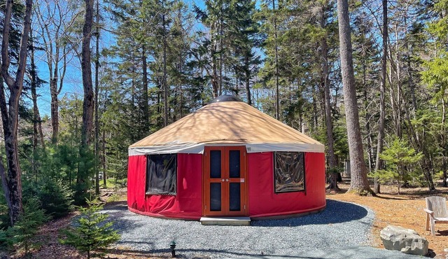 Yurt Glamping on the Quiet-side of Acadia National Park!