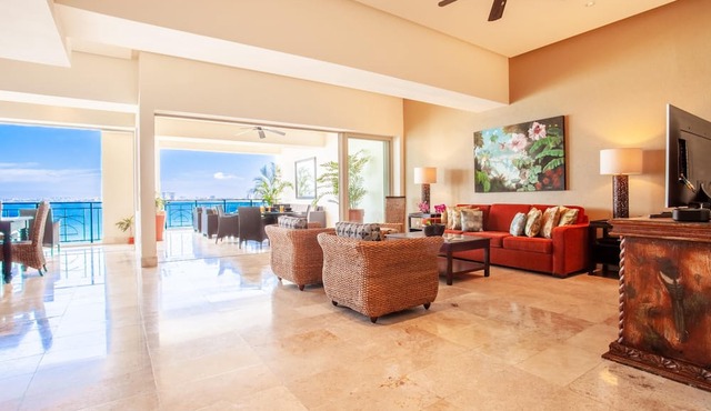 Beach Front! In Molino de Agua 806 3BD Condo for rent in Los Muertos Beach, Puer